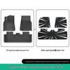 Eco-Friendly TPE Car Floor Mats for 2019-2025 Tesla Model Y, Left/Right Drive.