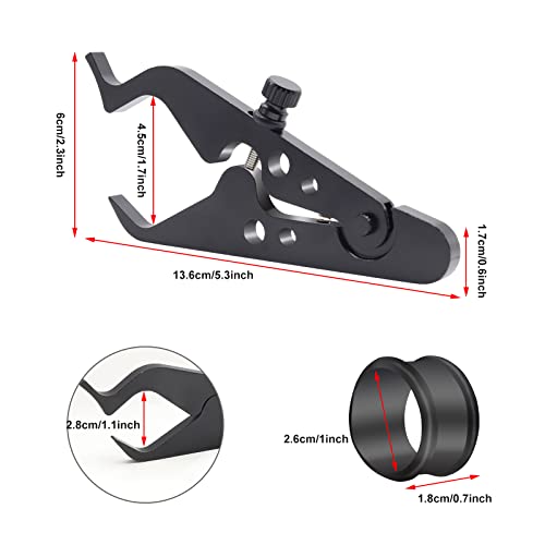 Aoling Motorcycle Throttle Assist, Cruise Throttle Clamp, Motorcycle Throttle Lock, Touring, Highway, Relieves Hand Numbness, Recovers Fatigue, L