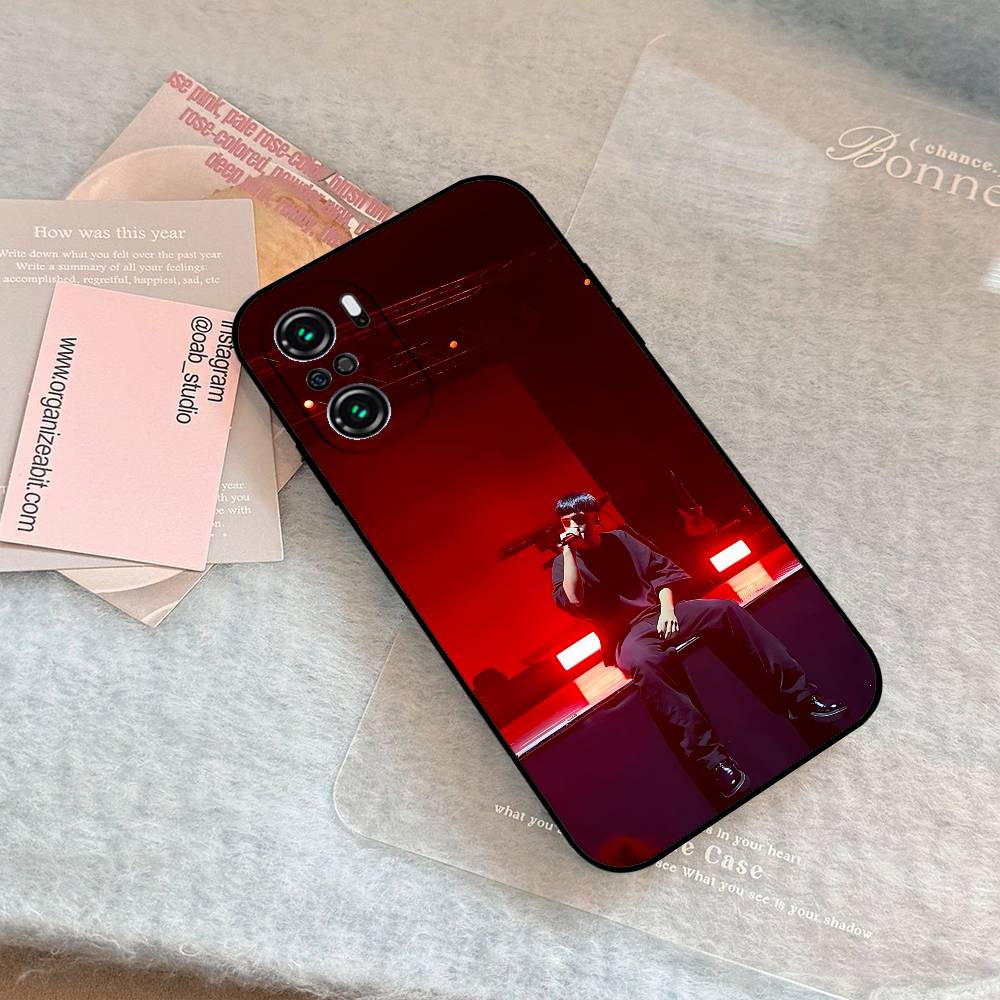 Singer H-MiloS J Phone Case Black Phone Case For Xiaomi 11 12 Redmi Note 11 5G 8T 9A 9 10T Note8Pro Note9 12S Ultra