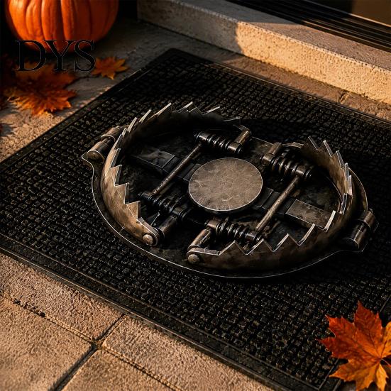 Quick Dry Kitchen Mat 3D Trap Prank Rug, Bear Illusion Door Mat, Funny Welcome Non-slip Rug for Entrance Bathroom Bedroom Porch