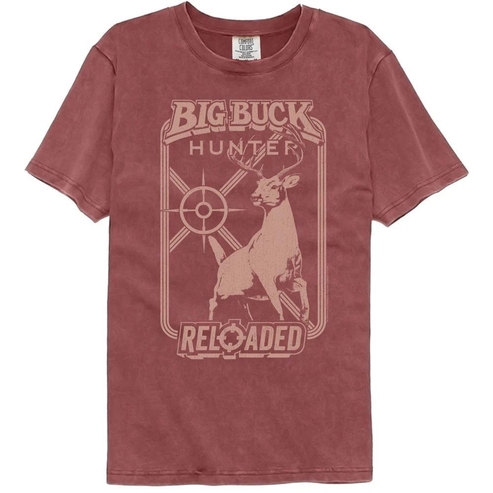 Big Buck Hunter Video Game Reloaded Crosshair Target Men s T Shirt Comfort Color 4XL