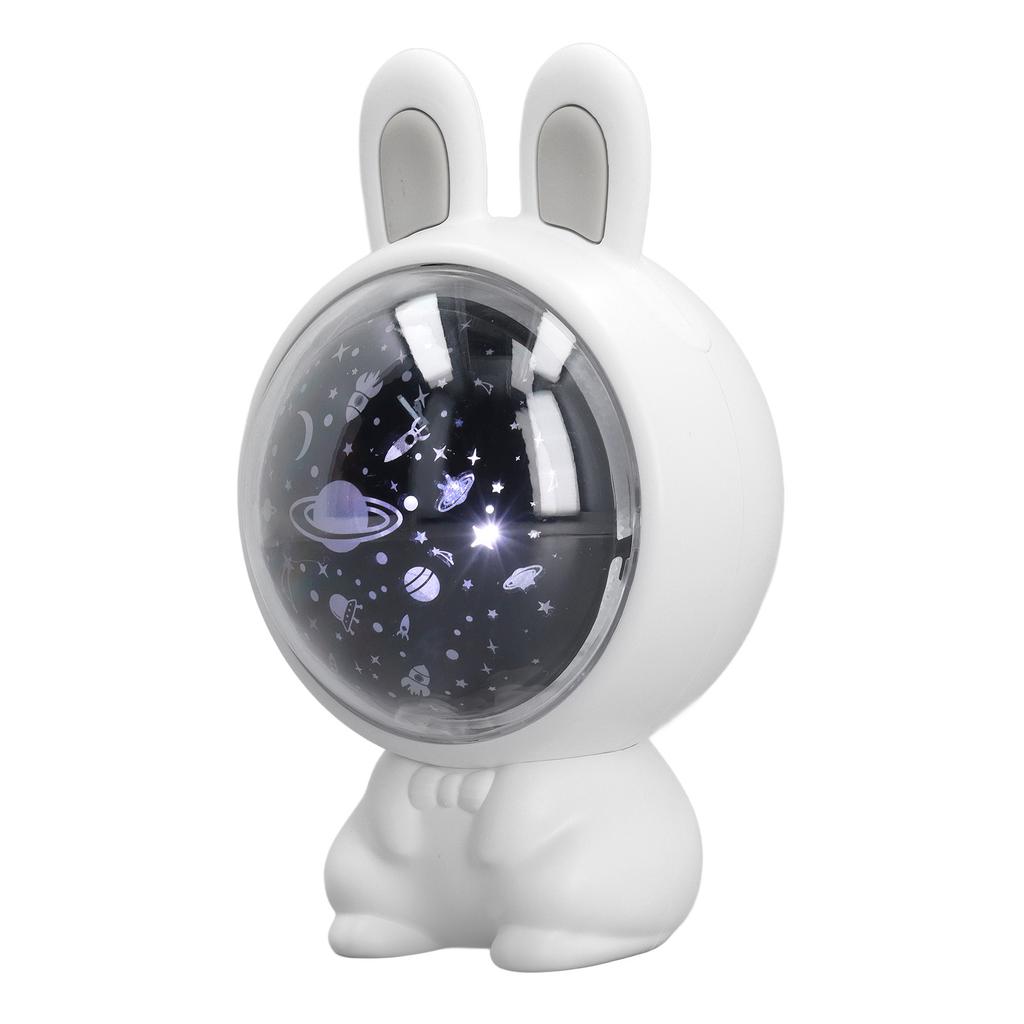 Star Projector Light Rabbit Shape Soft Light Projector Night Light for Home Bedroom Living Room 5V