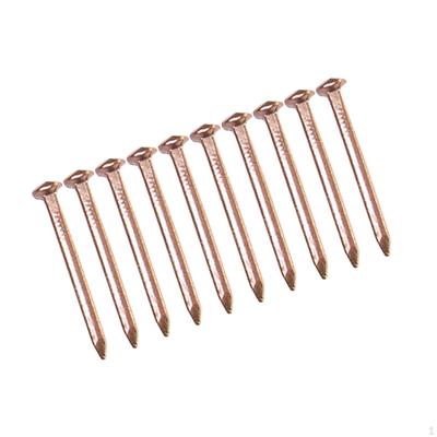 10Pack Copper Nails Multifunctional Easy To Install Reliable Slating Spikes Roofing Finish for