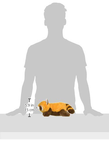 Sanei Boeki Original Plush Toy "Moffly" Animal Red Panda W15 X D28 X H11cm