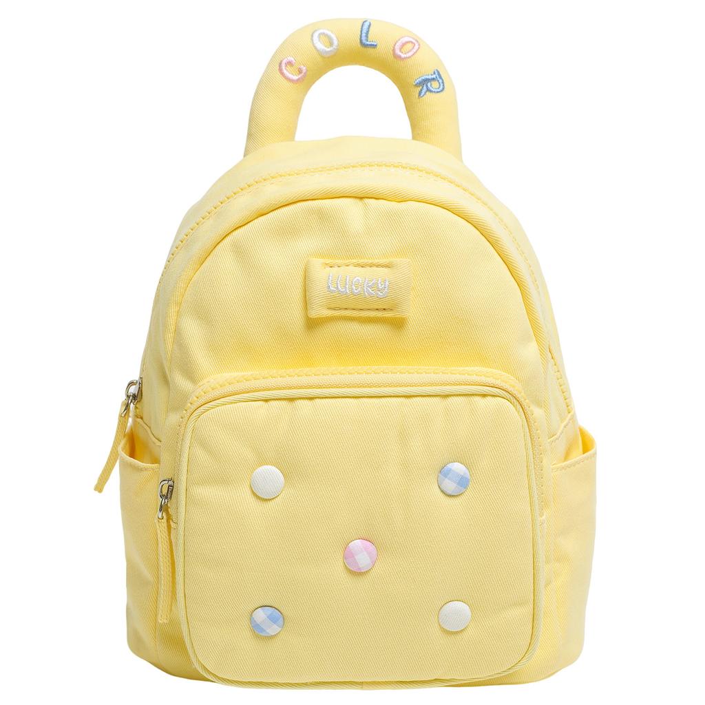 Rucksack im koreanischen Stil Kariert Kleine Schultasche, Lässige und Niedliche Mini-Umhängetasche