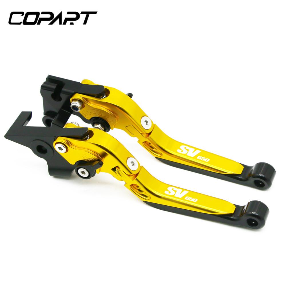 For SUZUKI SV650 SV650S SV 650 1999-2009 Motorcycle Accessories Adjustable Folding Extendable Brake Clutch Levers