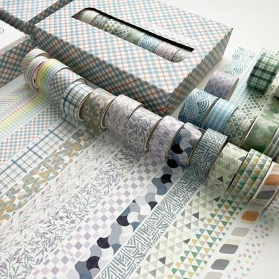 30 Roll Mix Washi Tape Set Nature Color Paper Lepiace maskovacie pásky Album Diary Decoration Stickers