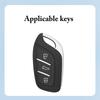 For MG 4 2025 Mg4 Ev MG HS GT ZS EV ZX MG5 MG6 3 Buttons Soft TPU Fob Key Cover Case Keychain for Roewe RX3 RX5 RX8 ERX5 I6 I5