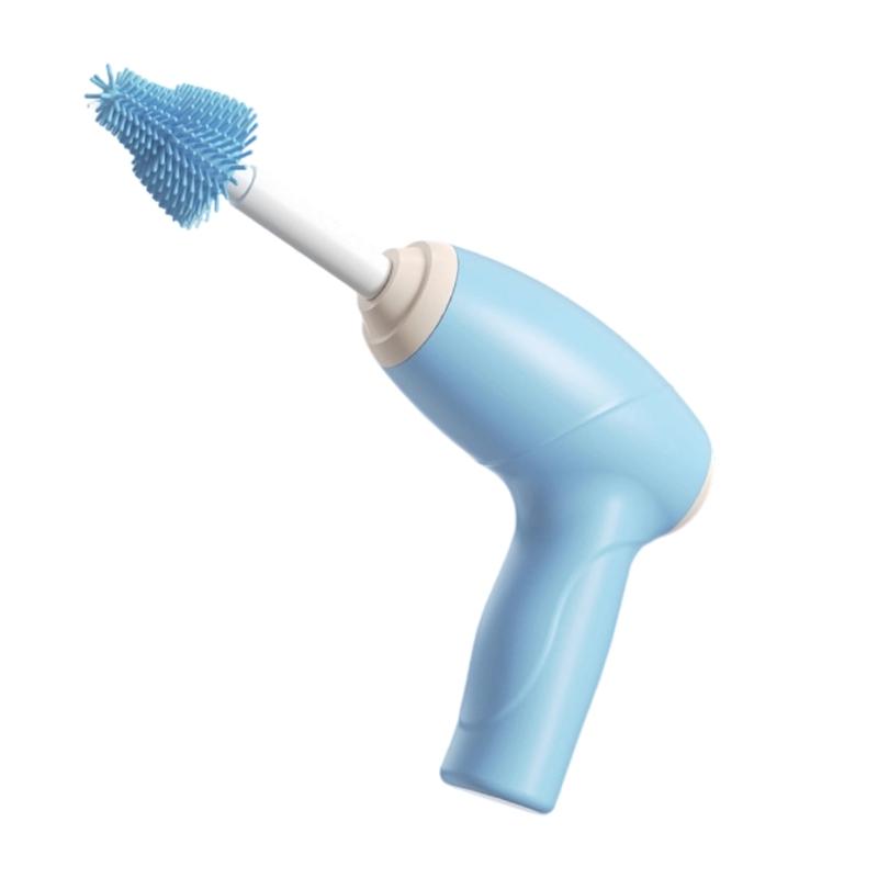 

Автоматический стерилизатор и мойка бутылочек для детских бутылочек, чашек, кухонной утвари. Многофункциональный электрический очиститель. Тихая работа. светло-синий