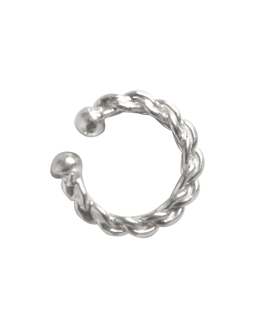 Tou We038 Silver Rope Earcuff