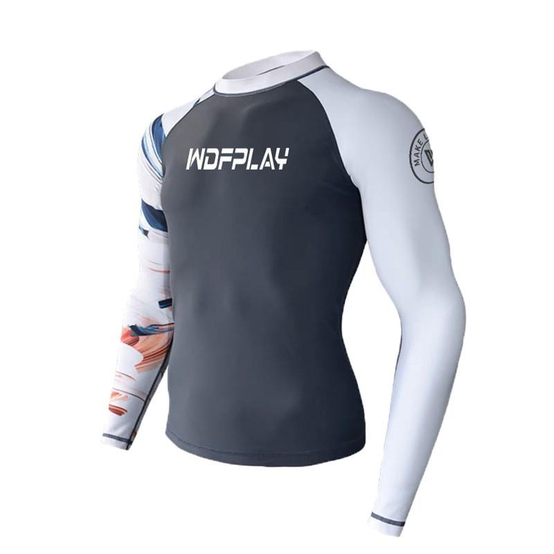 Mens UV Protection Rash Guard Set Quick-Dry Dive Suit Surfing Snorkeling Swimming Water Sports