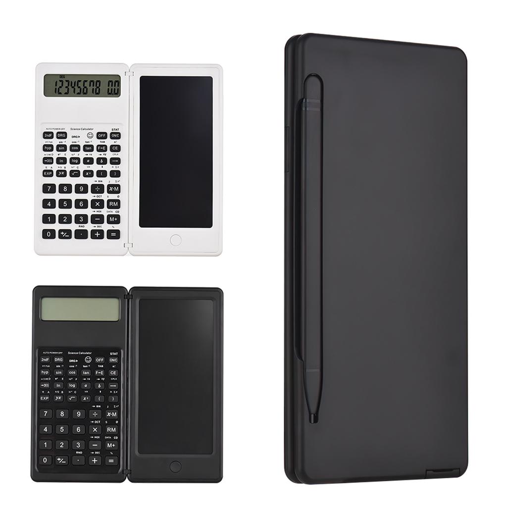 Upgraded Solar Scientific Calculator with LCD Notepad Functions Professional Portable Foldable Calculator for Students