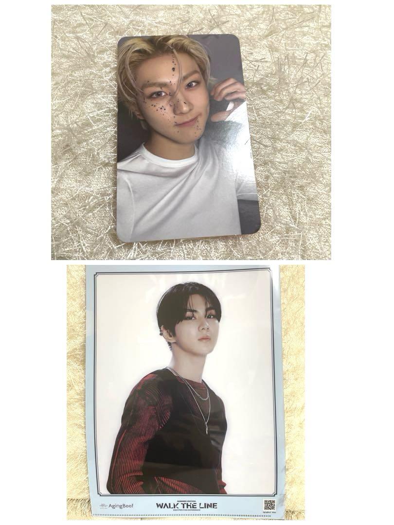 

[USED] ENHYPEN Jungwon Clear File & Trading Card