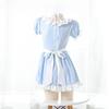 Japonské lolita šaty pro služebnou s ramínky na krk
