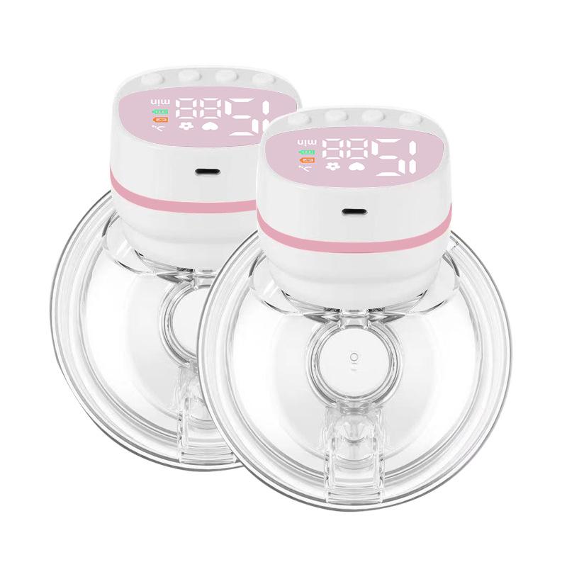 Hands-Free Wearable Electric Breast Pump with Integrated Massage – Painless, Fully Automatic, Portable Milk Extractor.