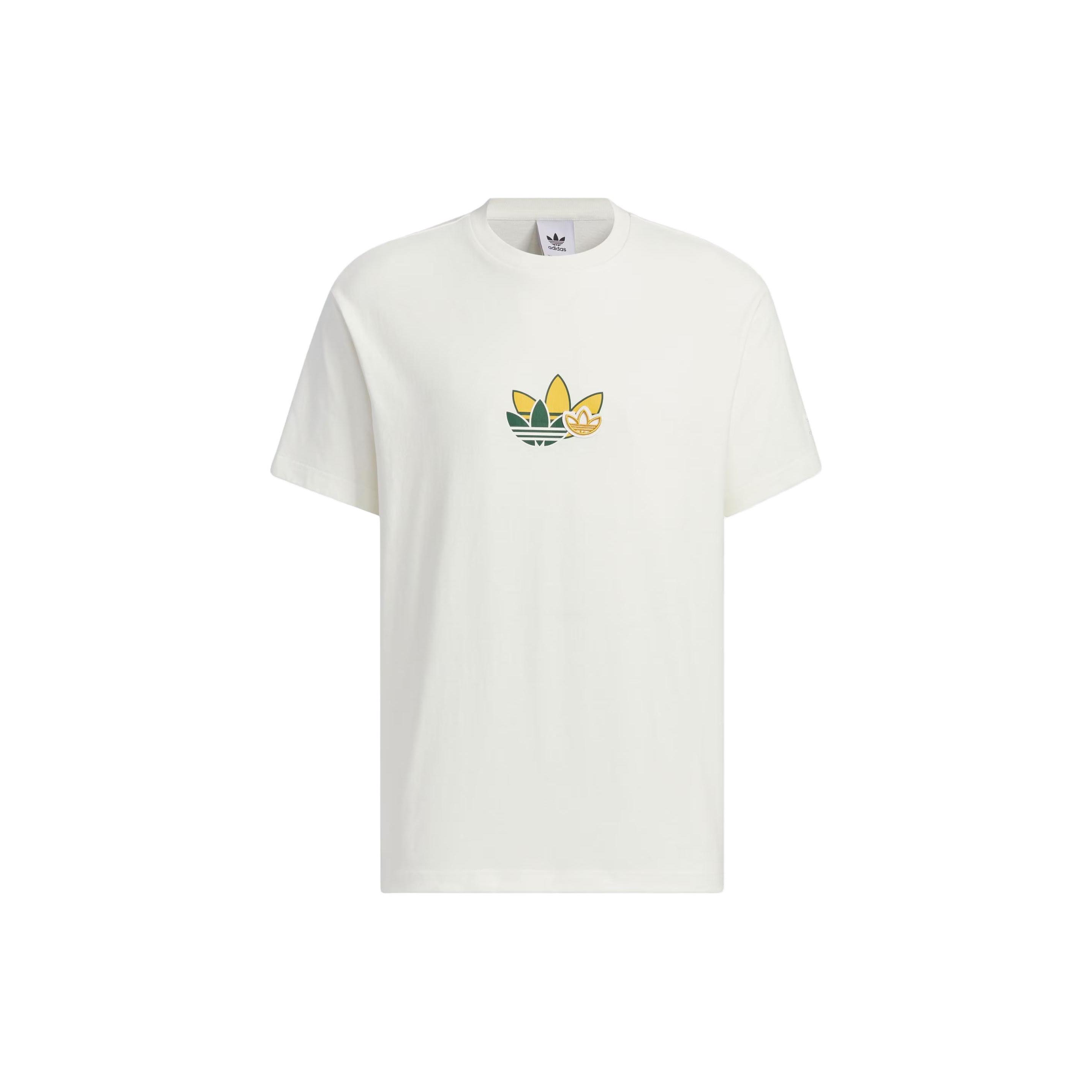 adidas Trefoil Graphic T-Shirts Asia Sizing  White  Men s IN1043 L
