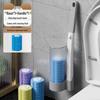 Set scopino per WC usa e getta: Sterile, Senza Angoli Morti, Manico Lungo per Pulizie Domestiche