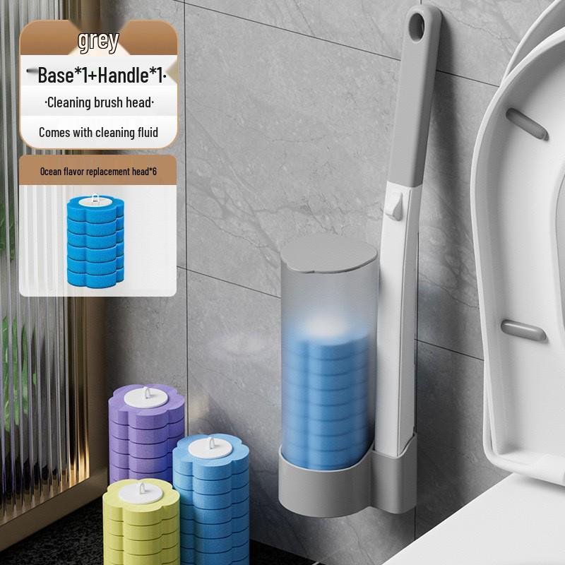Set scopino per WC usa e getta: Sterile, Senza Angoli Morti, Manico Lungo per Pulizie Domestiche