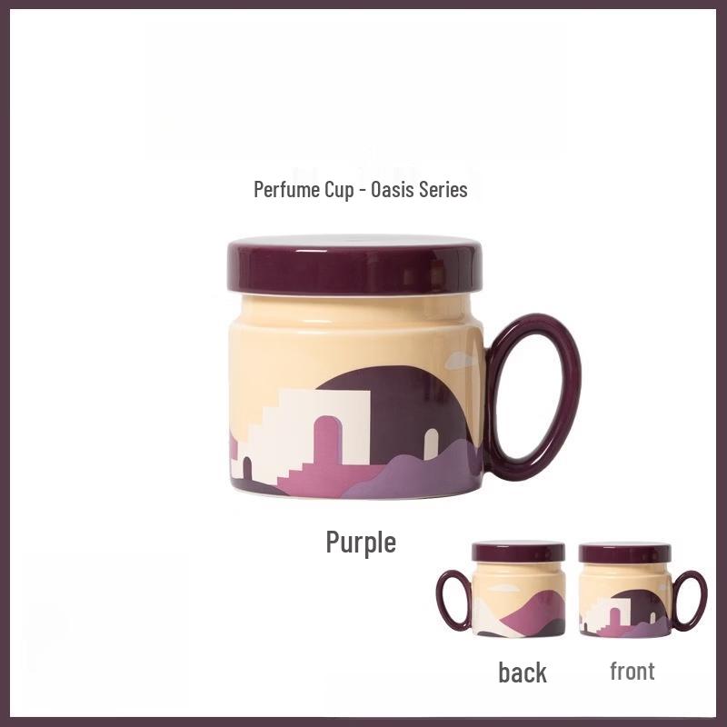 Shangqi Korean Style Ceramic Coffee Mug with Lid