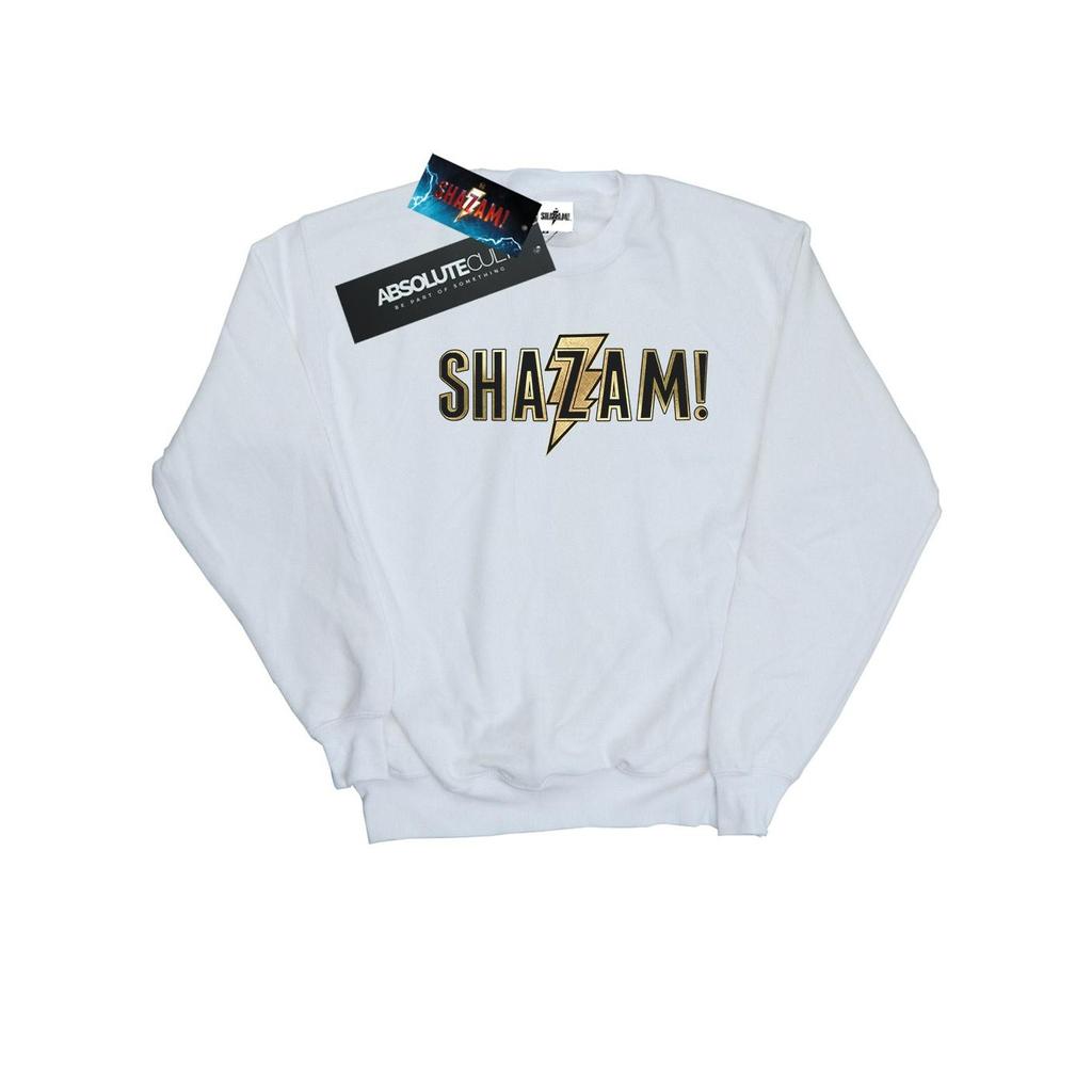 DC Comics Womens/Ladies Shazam Text Logo Sweatshirt