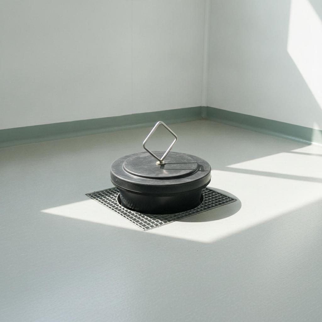 Drainage Plug with Stainless Steel Handle Easy Raise Rubber