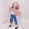 30cm Girls Dress Up Doll 1/6 Movable 20 Joints Cute Sweet Face Festival Birthday Gift BJD Princess Doll Toy with Clothes Shoes