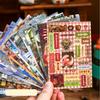 60 Pieces Per Set, Vintage Stickers, Japanese Style, Perfect for Decorating Journals, Scrapbooks or Creative Projects, Self Adhesive