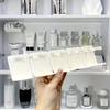 1pc Punch-Free Wall-Mounted Facial Cleanser Holder and Skin Care Shelf for  Cabinet - Convenient Hanging Cosmetic Storage Box for Organization