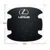 Kohlefaser Auto Türgriff Schutz Aufkleber Emblem Zubehör Für Lexus RX 300 IS 250 300 GX 400 460 UX 200 NX LX GS ES