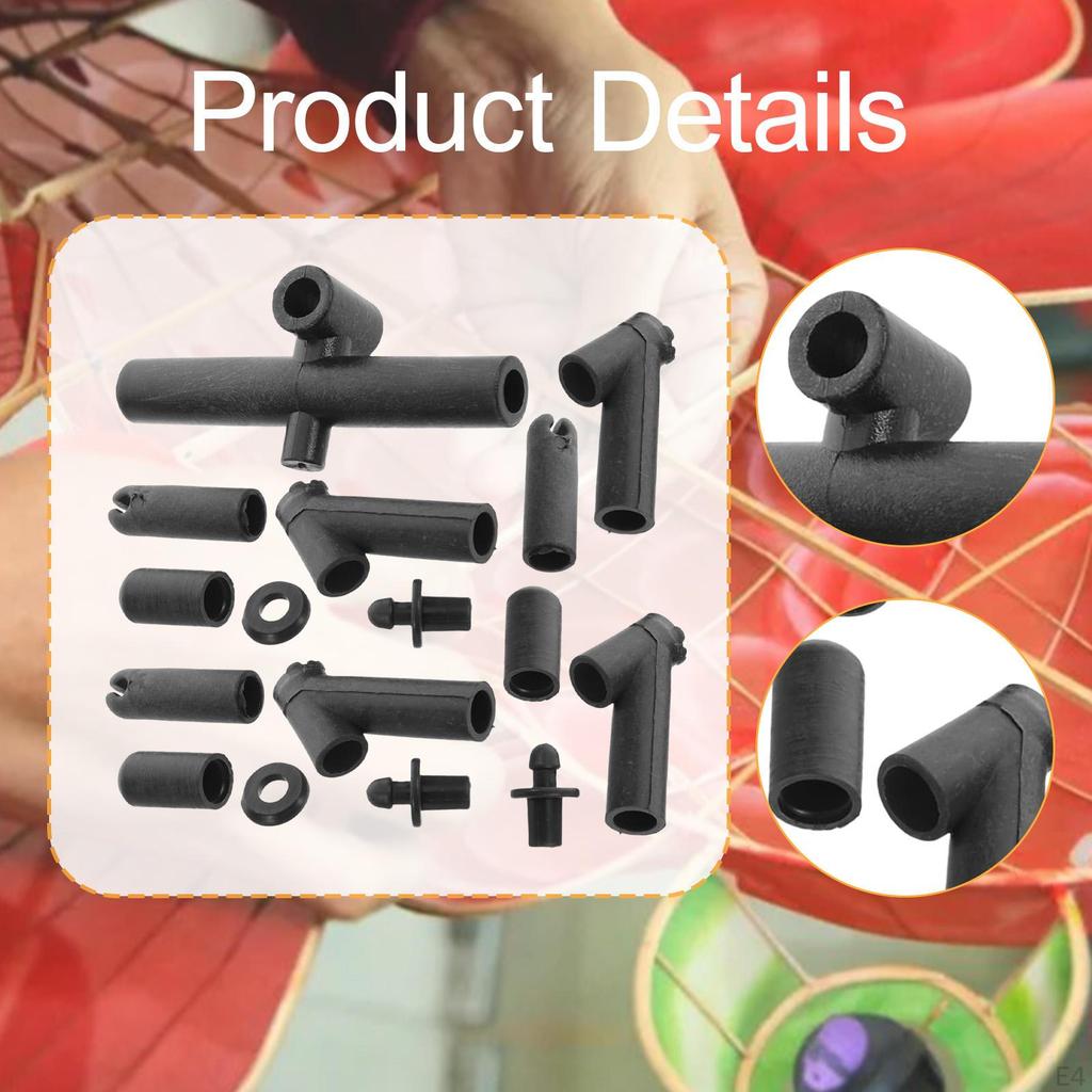 1 Set Kite Frame Connector, Angled and Straight Tee Connector Set, Joints Supplies