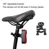 Bike Clear View Camera, 180° Adjustable Mount, Loop Recording Bike Camera with Tail Light