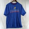 Colosseum Kansas Jayhawks T-Shirt Mens Large Blue Heathered Performance Tee Unisex T-Shirt