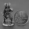 Copper Japanese Shogunate Samurai Soldiers Figurines Vintage Metal Solidiers Model Statues Home Decoration Desktop Ornaments