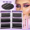 Diy Segmented Single Cluster Of Hair 10-18Mm Thick Eyelash Book Large Capacity Eyelashes