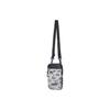 Core Pop Compact Fashion Print Zipper Closure Fabric Shoulder Crossbody Bag Unisex Bags Black White 077928-02