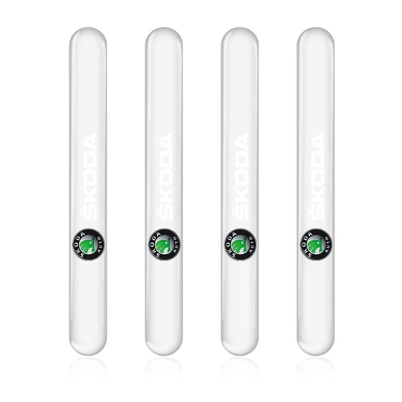 Car Sticker Car Door Anti-collision Strip Door Handle Protection Strip For Skoda Octavia Fabia Kamiq Kapoq Kodiaq Rapid SCALA Su NL6