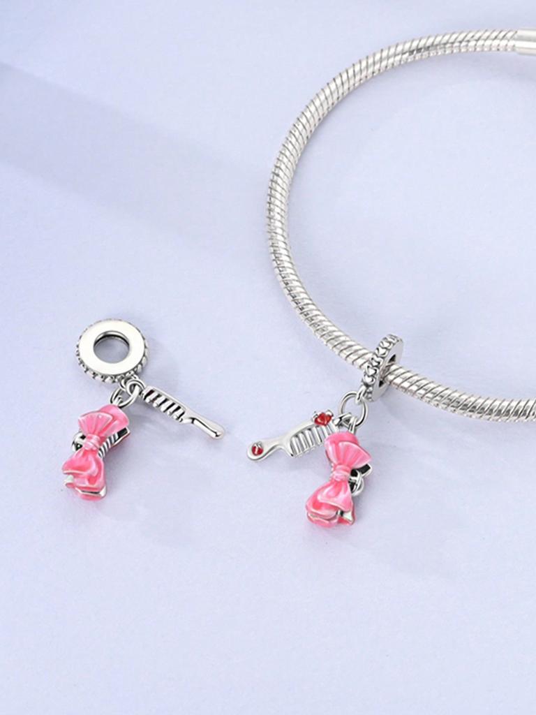 Charms Plata Copper Colors Butterfly Clip Boxing Gloves Bead Charm Pendant For Original Bracelet For Women Diy Jewelry Love Gift