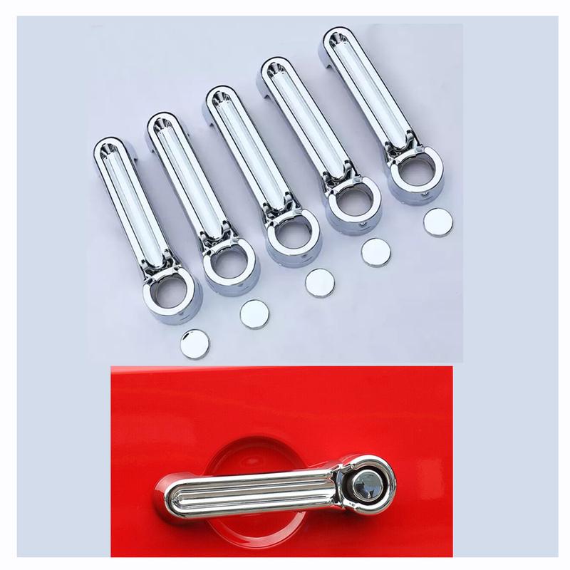 Chrome Car Rearview Accessories Plated Side Mirror Cover Trim For Jeep Liberty 2008-2012 Dodge Nitro 07-11 Sxt Slt Door Handle