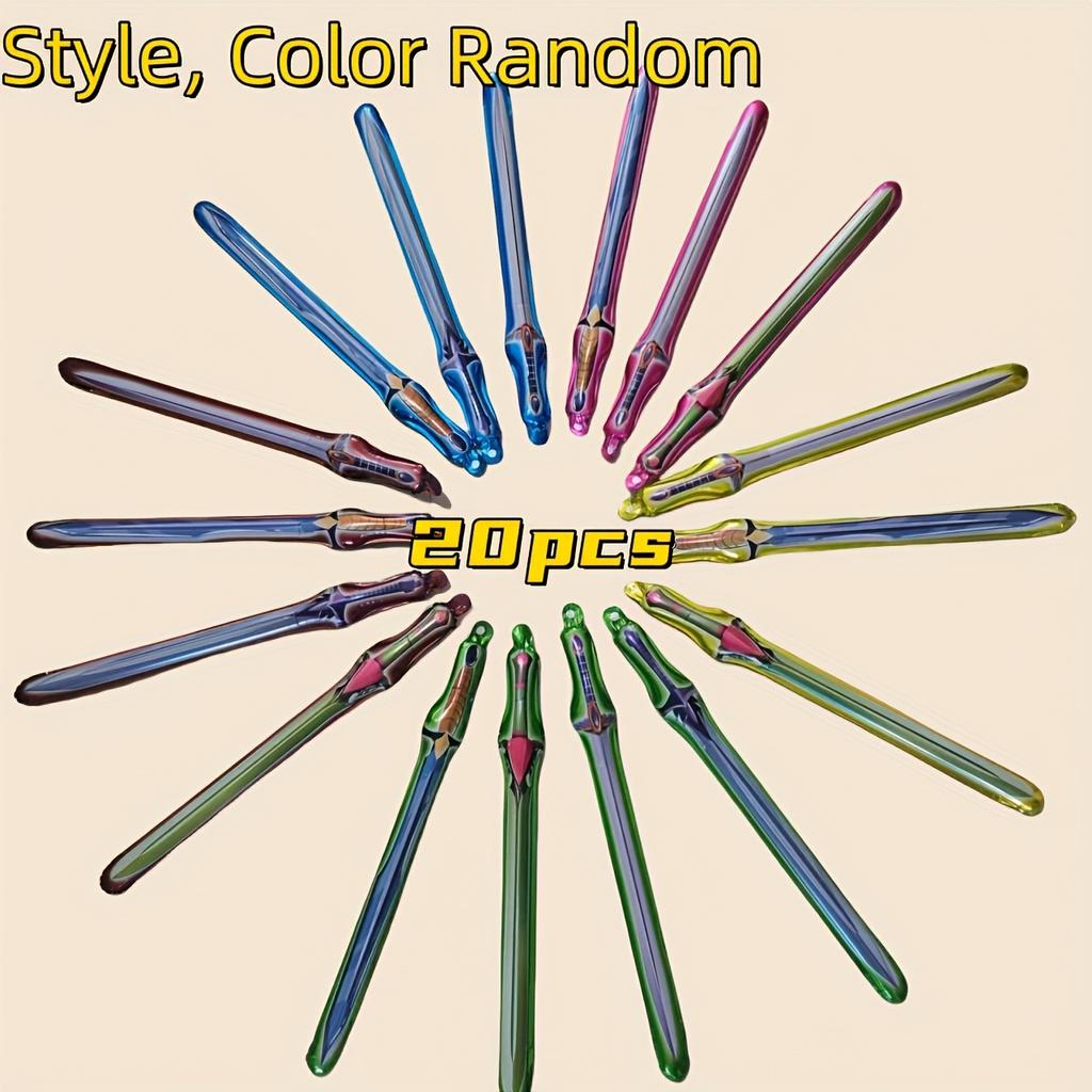 6/12pcs Mix Birthday Party Balloon Decoration Inflatable Sword Celebrate Refueling Stick Balloon Cheering Rave Festival Balloons