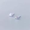 Sparkling Diamond Star Stud Earrings Women's Simple Light Luxury Zircon Earrings Temperament Niche Design Earrings