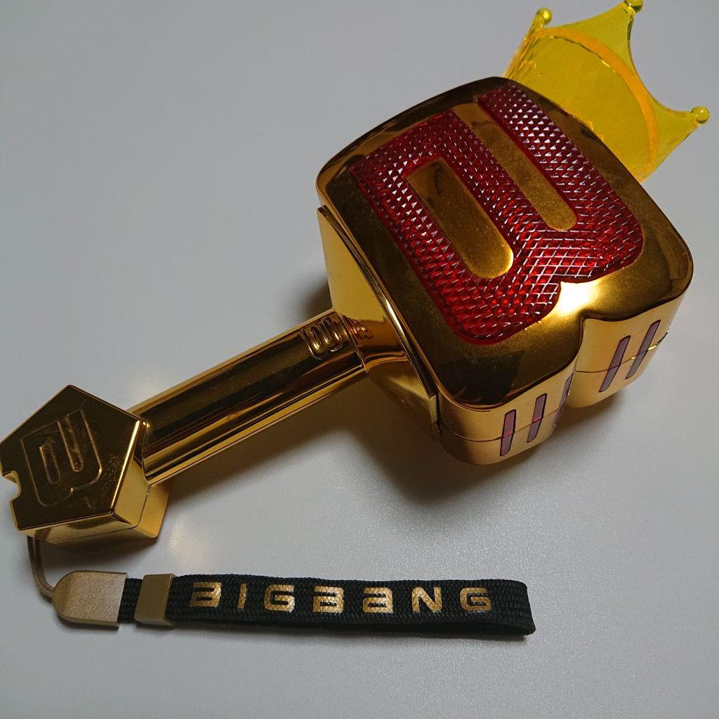 [USED] BIGBANG Gold Light Stick with Crown