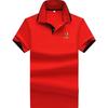 TrendHub New Mens Short Sleeve Polo Shirt Mens Embroidered Top Clothes Men's Business Casual Polo Shirt