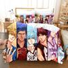 Anime KurokoS Basketball Kuroko Tetsuya Bedding Collection With Bed Linen Cartoon Duvet Cover Collection Pillowcase Twin Size For Boys Bedclothes