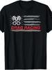American Flag 4 Engine  Drag Racing Graphic TShirt 100 Cotton ONeck Short Sleeve Summer Casual Mens Tshirt Streetwear