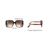Gucci Square Gradient Plastic Sunglasses Unisex Sunglasses GG0632S-002