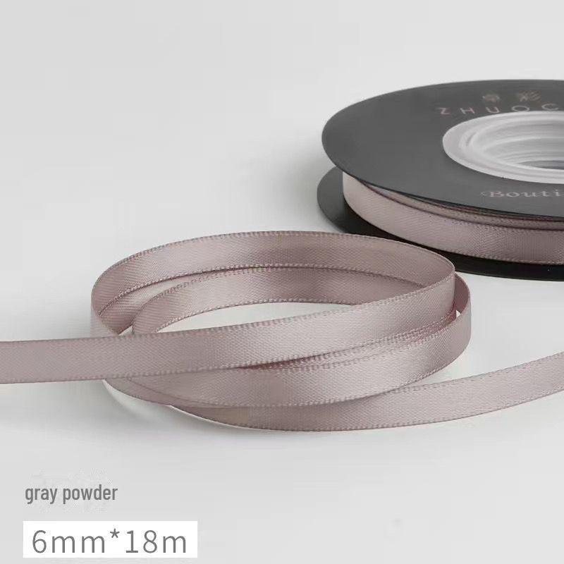 5mm Doppelseitiges Polyester-Blumen-Geschenkband für Haaraccessoires, Kuchendekoration und Sträuße