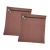 2Pcs Sew In Side Pocket with Zipper Clothes Inner Pockets Easy Installation Invisible Sturdy Coat Inside Pockets for Clothing