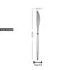 Edelstahl 304 Hammergriff Besteckset: Fruchtmesser, Gabel, Löffel, Steakmesser, Dessertlöffel - 3 Stück