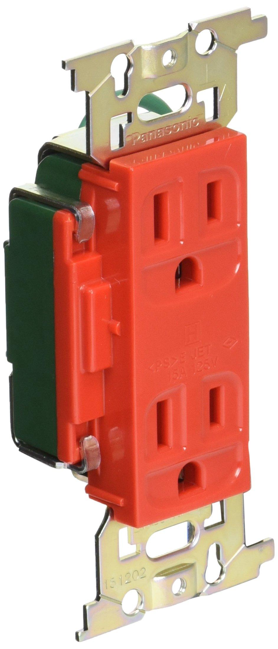 

Panasonic Full Color Medical Embedded Grounding Double Outlet Red WN1318RK