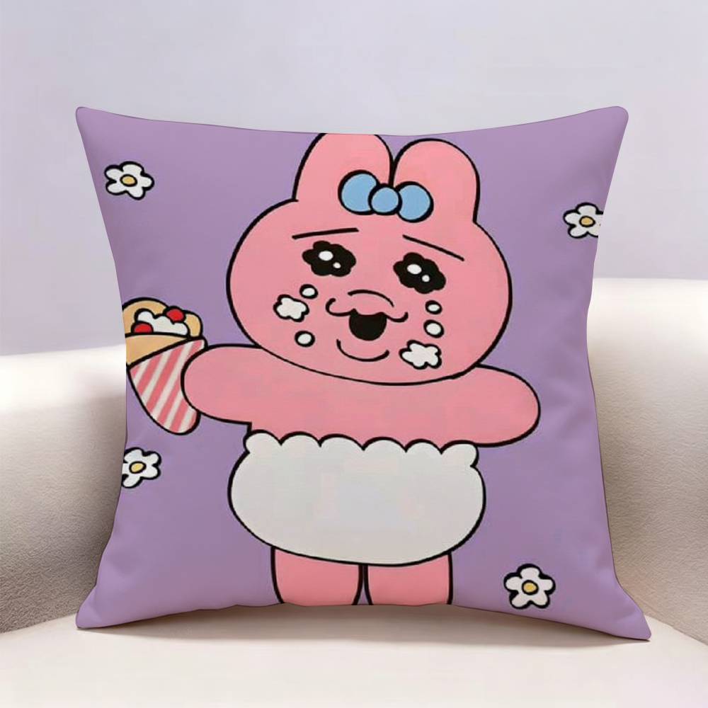 OOpanchu Usagi Doublesided print Pillow Case Pattern Printed Pillowcase For Living Room Sofa Cushion Cover